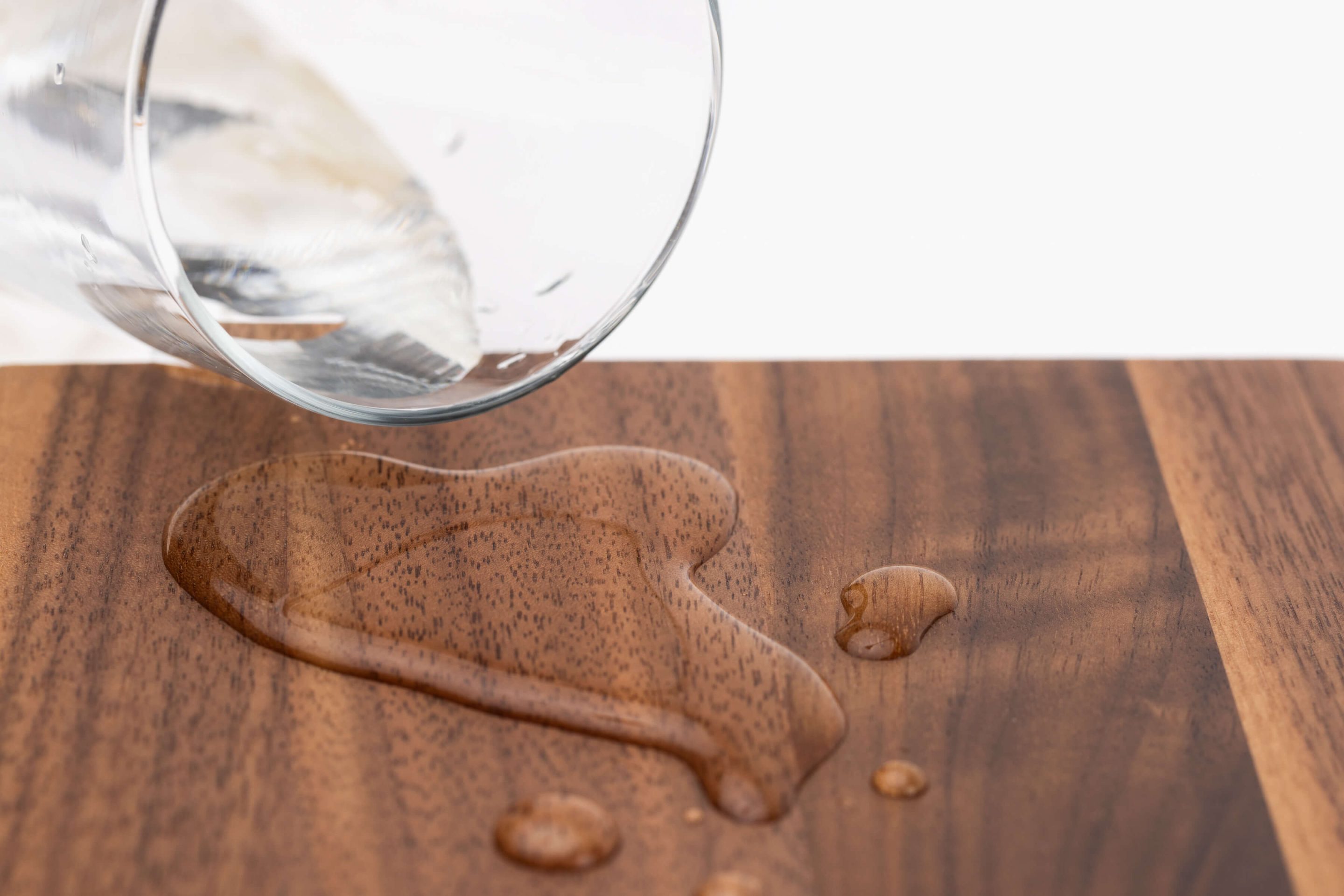 custom wood countertop with matte finish