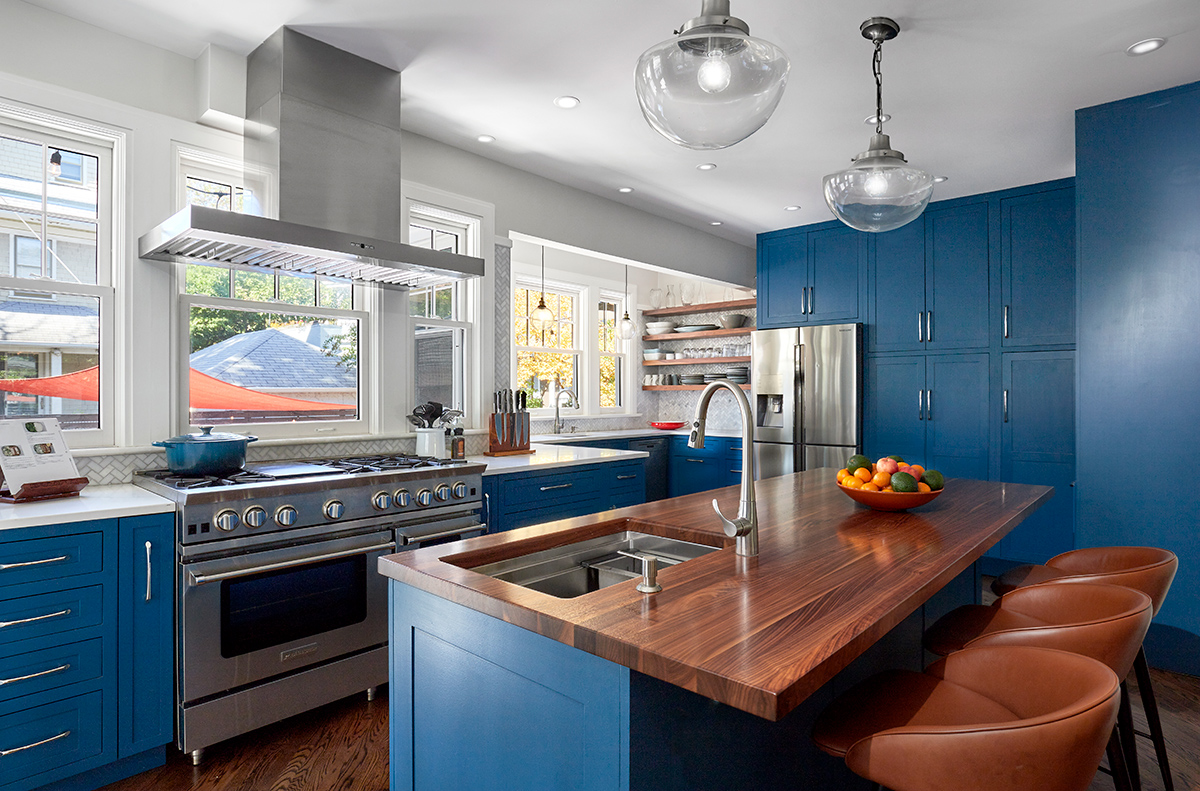 Design: Boschen Design Architecture. Photo: Steve Brown Studio butcher block countertop